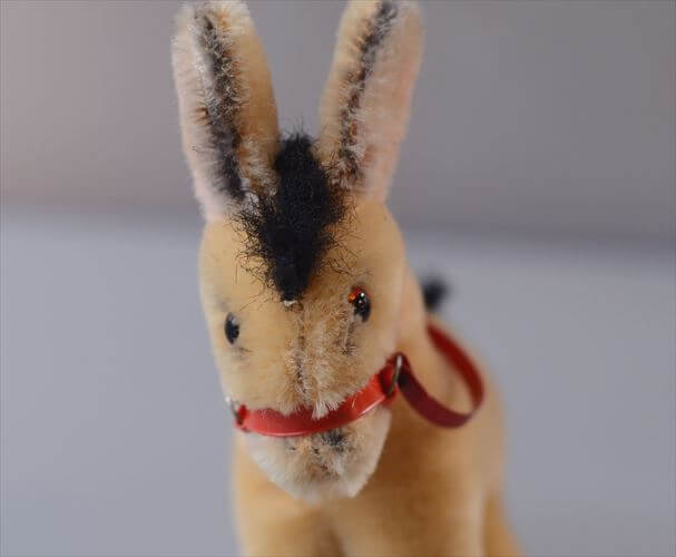 ドイツから Steiffのようなかわいいロバ ぬいぐるみ ドール フィギュア アンティーク ヴィンテージ_260410