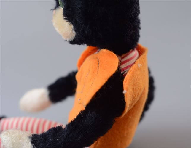 ドイツ製 Schuco bigobello かわいい黒猫 ぬいぐるみ シュコ社 ビゴベロ ドール フィギュア アンティーク ヴィンテージ_260410