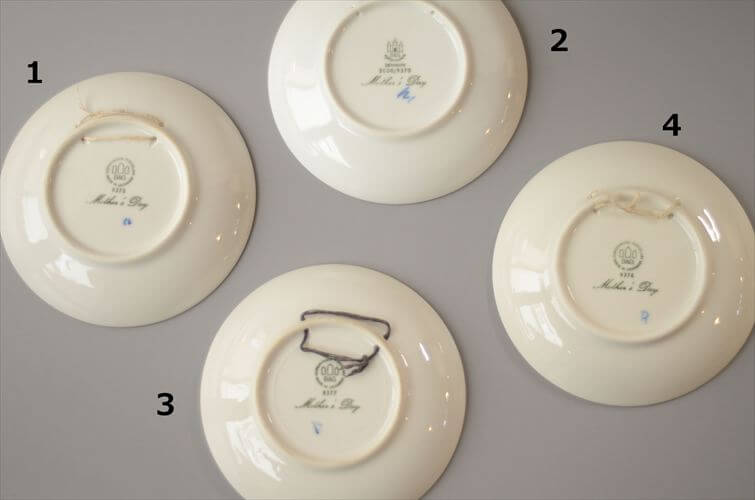 1970年代 デンマーク製 B&G マザーズデー記念プレート 絵皿 陶板 リス シロクマ 小鳥 モチーフ 北欧 アンティーク ヴィンテージ