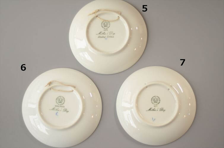 1970年代 デンマーク製 B&G マザーズデー記念プレート 絵皿 陶板 リス シロクマ 小鳥 モチーフ 北欧 アンティーク ヴィンテージ