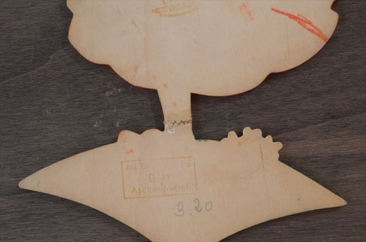 西ドイツ製 Mertens kunst かわいい女の子の 木製 壁掛け ウォールデコ メルテンス ヴィンテージ アンティーク_260415