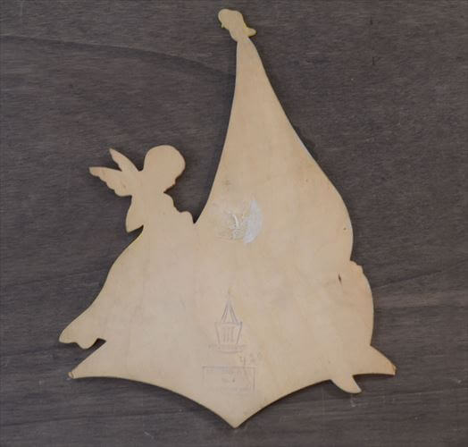 訳あり 西ドイツ製 Mertens kunst 眠る子供と天使 木製 壁掛け ウォールデコ グリム童話 メルテンス ヴィンテージ アンティーク_260415