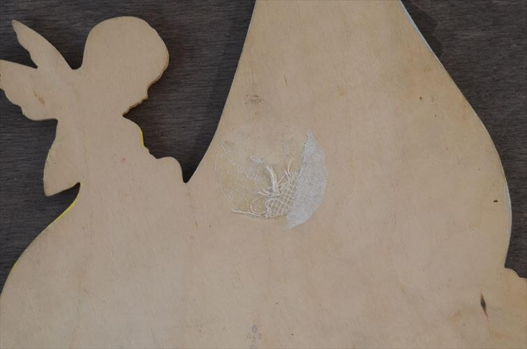 訳あり 西ドイツ製 Mertens kunst 眠る子供と天使 木製 壁掛け ウォールデコ グリム童話 メルテンス ヴィンテージ アンティーク_260415