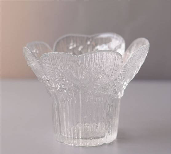 フィンランド製 Mantsalan Lasisepat Koiranputki ガラスキャンドルホルダー フラワーベース ラシセパット 北欧 ヴィンテージ