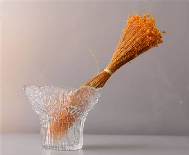 フィンランド製 Mantsalan Lasisepat Koiranputki ガラスキャンドルホルダー フラワーベース ラシセパット 北欧 ヴィンテージ