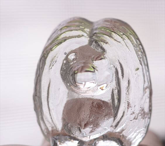 スウェーデン製 Bergdala Glasbruk かわいいガラスのトロール オブジェ ベルグダラ 北欧 アンティーク ヴィンテージ
