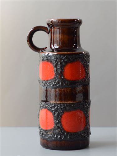 ドイツ製 ヴィンテージ Scheurich Fat Lava Vase 花瓶 花器 ファットラバー ミッドセンチュリー期 フラワーベース アンティーク