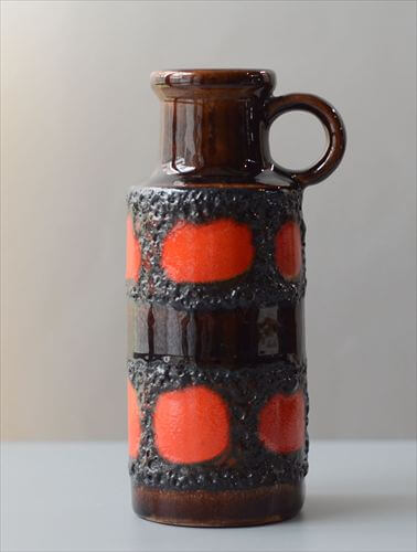 ドイツ製 ヴィンテージ Scheurich Fat Lava Vase 花瓶 花器 ファットラバー ミッドセンチュリー期 フラワーベース アンティーク