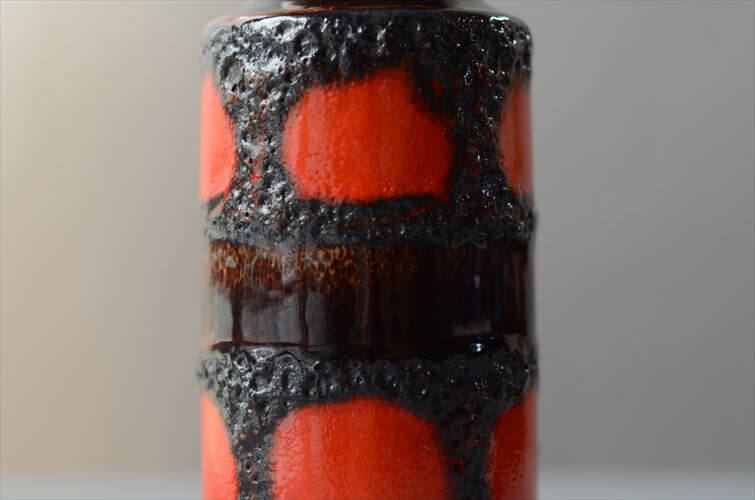 ドイツ製 ヴィンテージ Scheurich Fat Lava Vase 花瓶 花器 ファットラバー ミッドセンチュリー期 フラワーベース アンティーク
