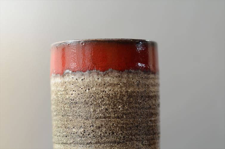 東ドイツ製 ヴィンテージ Strehla Fat Lava Vase 花瓶 花器 ファットラバー ミッドセンチュリー期 フラワーベース アンティーク