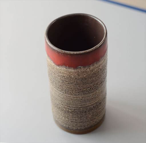 東ドイツ製 ヴィンテージ Strehla Fat Lava Vase 花瓶 花器 ファットラバー ミッドセンチュリー期 フラワーベース アンティーク