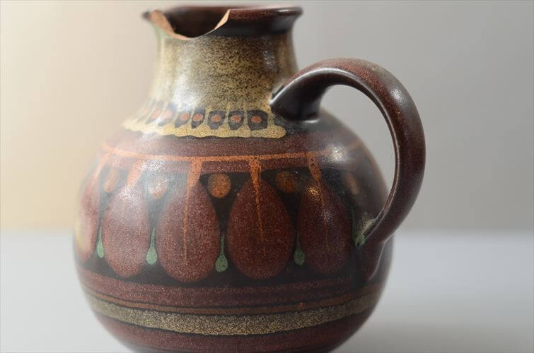 訳あり ドイツ製 KMK MANUELL 陶器 花瓶 花器 一輪挿し フラワーベース ミッドセンチュリー期 アンティーク