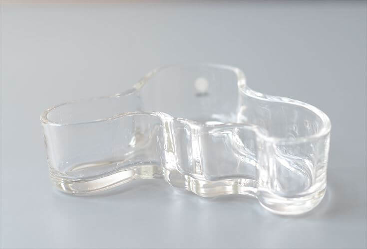 iittala Aalto Bowl イッタラ アールトボウル ALVAR AALTO ガラス トレー クリア 北欧 アンティーク ヴィンテージ_260515
