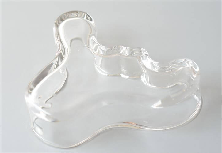 iittala Aalto Bowl イッタラ アールトボウル ALVAR AALTO ガラス トレー クリア 北欧 アンティーク ヴィンテージ_260515