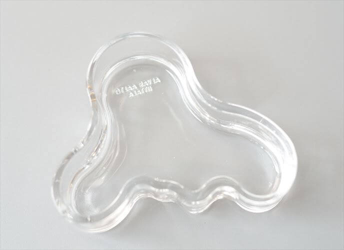 iittala Aalto Bowl 小 イッタラ アールトボウル ALVAR AALTO ガラス トレー クリア 北欧 アンティーク ヴィンテージ_260515