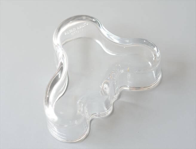iittala Aalto Bowl 小 イッタラ アールトボウル ALVAR AALTO ガラス トレー クリア 北欧 アンティーク ヴィンテージ_260515