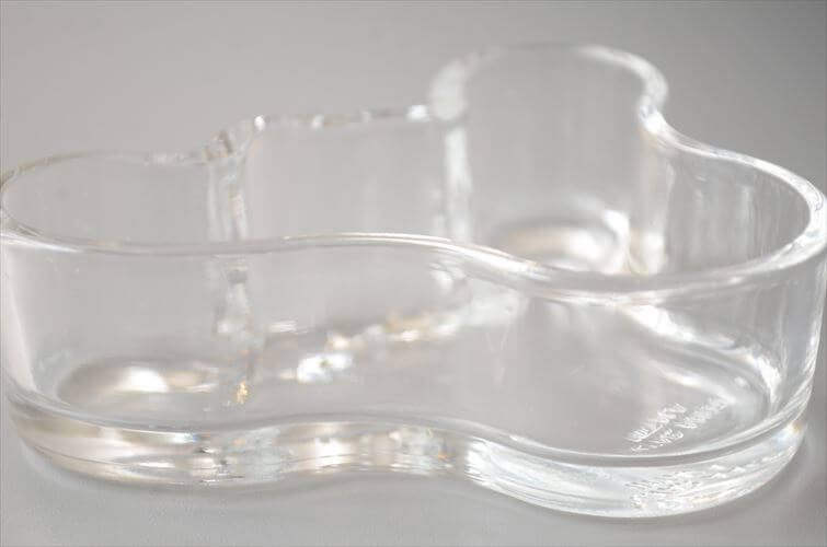 iittala Aalto Bowl 小 イッタラ アールトボウル ALVAR AALTO ガラス トレー クリア 北欧 アンティーク ヴィンテージ_260515
