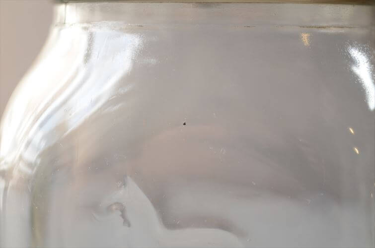 フィンランド製 Riihimaki Glass ガラスジャー 1L 保存瓶 リーヒマキ クリア 北欧 アンティーク ヴィンテージ_260515