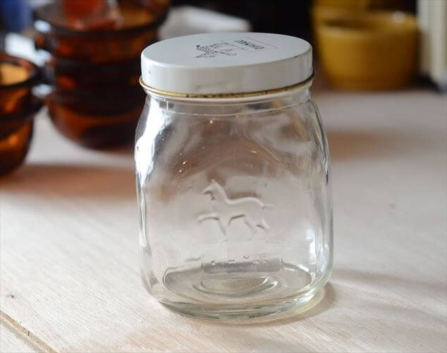 フィンランド製 Riihimaki Glass ガラスジャー 1L 保存瓶 リーヒマキ クリア 北欧 アンティーク ヴィンテージ_260515
