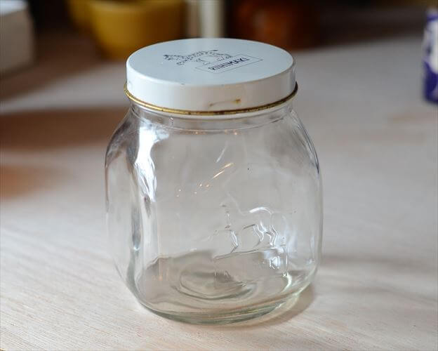 フィンランド製 Riihimaki Glass ガラスジャー 1L 保存瓶 リーヒマキ クリア 北欧 アンティーク ヴィンテージ_260515