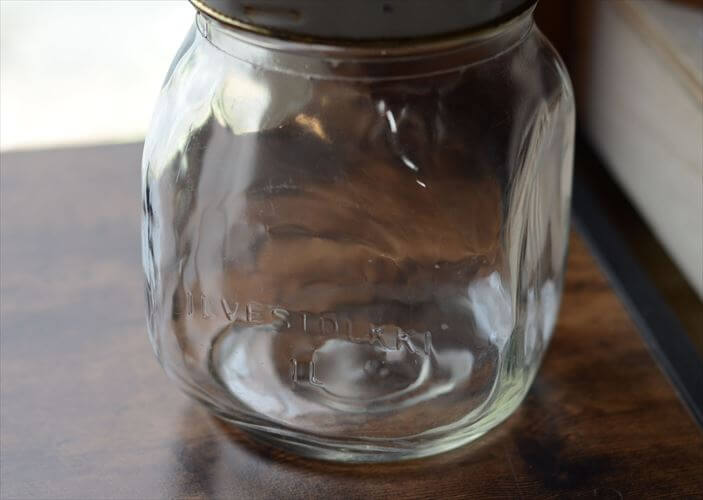 フィンランド製 Riihimaki Glass ガラスジャー 1L 保存瓶 リーヒマキ クリア 北欧 アンティーク ヴィンテージ_260515
