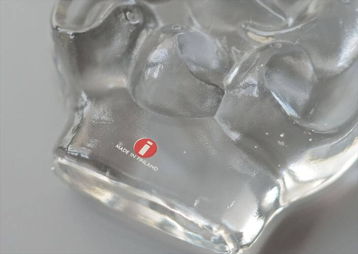 フィンランド製 iittala Lintupuu 小鳥の木 ガラス オブジェ イッタラ Jorma Vennola ペーパーウェイト 北欧 アンティーク ヴィンテージ
