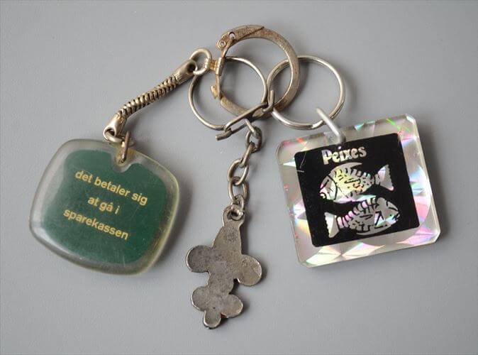 ヨーロッパや北欧から ヴィンテージキーホルダー 3個セット Vintage keychain アンティーク_260528