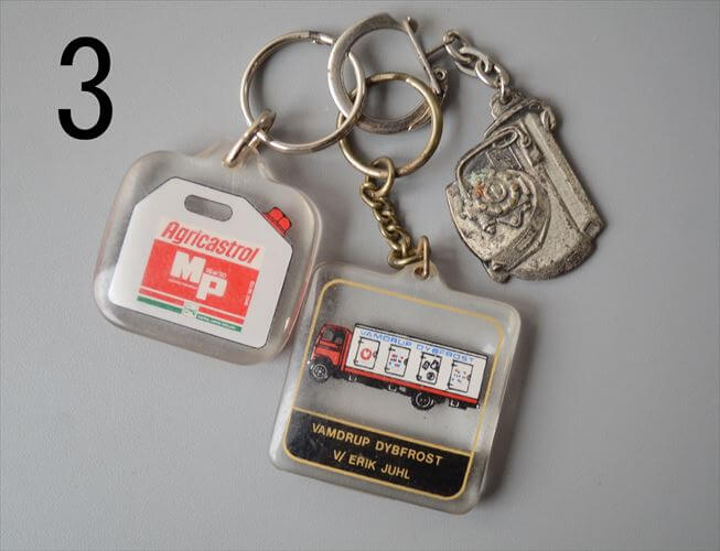 ヨーロッパや北欧から ヴィンテージキーホルダー 3個セット Vintage keychain アンティーク_260528