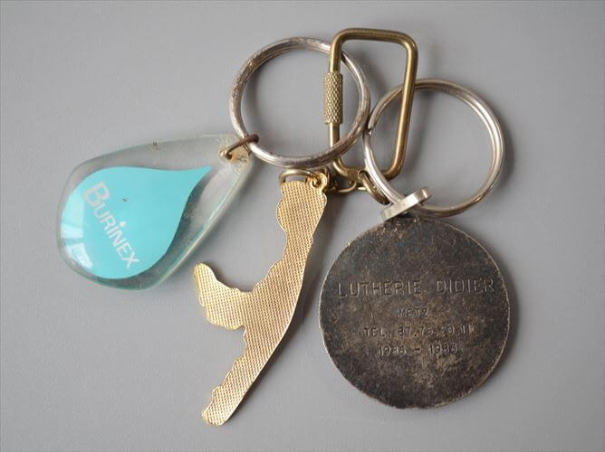 ヨーロッパや北欧から ヴィンテージキーホルダー 3個セット Vintage keychain アンティーク_260528