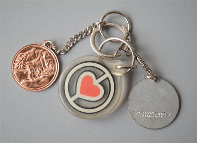 ヨーロッパや北欧から ヴィンテージキーホルダー 3個セット Vintage keychain アンティーク_260528