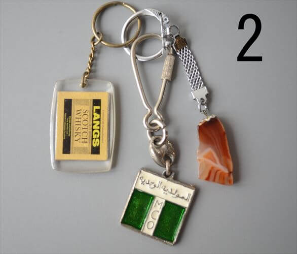 ヨーロッパや北欧から ヴィンテージキーホルダー 3個セット Vintage keychain アンティーク_260528