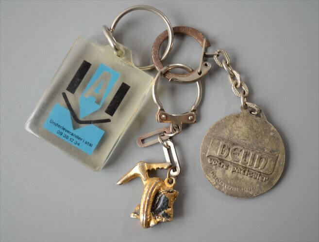 ヨーロッパや北欧から ヴィンテージキーホルダー 3個セット Vintage keychain アンティーク_260528