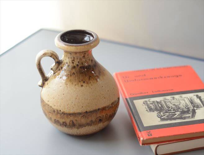 ドイツ製 ヴィンテージ Scheurich Fat Lava Vase 花瓶 花器 ファットラバー ミッドセンチュリー期 フラワーベース アンティーク_260529