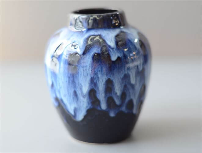 ドイツ製 ヴィンテージ Scheurich Fat Lava Vase 小ぶりな花瓶 花器 ファットラバー ミッドセンチュリー期 フラワーベース アンティーク_260529