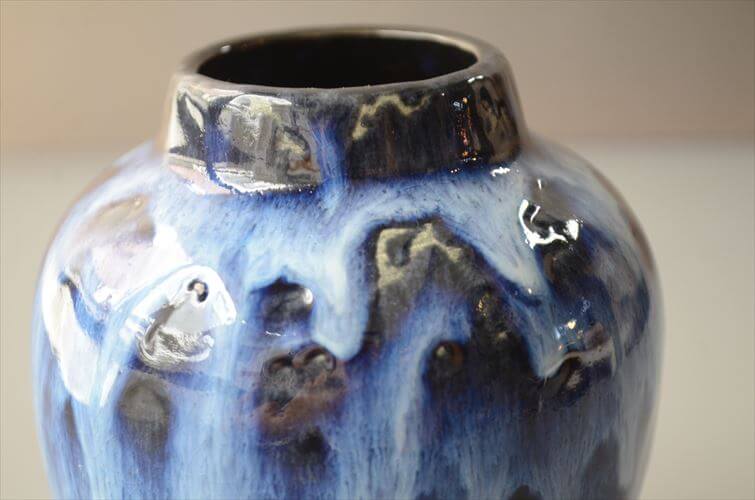 ドイツ製 ヴィンテージ Scheurich Fat Lava Vase 小ぶりな花瓶 花器 ファットラバー ミッドセンチュリー期 フラワーベース アンティーク_260529