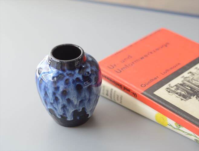 ドイツ製 ヴィンテージ Scheurich Fat Lava Vase 小ぶりな花瓶 花器 ファットラバー ミッドセンチュリー期 フラワーベース アンティーク_260529