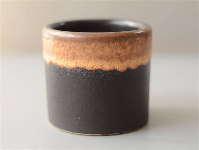 ドイツから ヴィンテージ 小ぶりな陶器の花瓶 花器 Art pottery フラワーポット フラワーベース ミッドセンチュリー アンティーク_260529