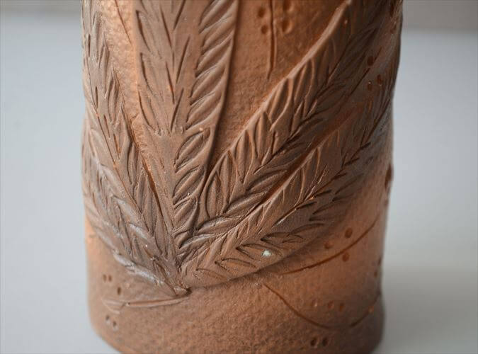 ドイツから ヴィンテージ 陶器の花瓶 花器 Art pottery フラワーベース キャンドルホルダー ミッドセンチュリー アンティーク_260529