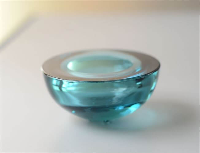 iittala イッタラ Ballo ガラス キャンドルホルダー ブルー バロ トレー Annaleena Hakatie 北欧 フィンランド ヴィンテージ_260619