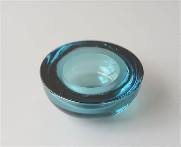 iittala イッタラ Ballo ガラス キャンドルホルダー ブルー バロ トレー Annaleena Hakatie 北欧 フィンランド ヴィンテージ_260619