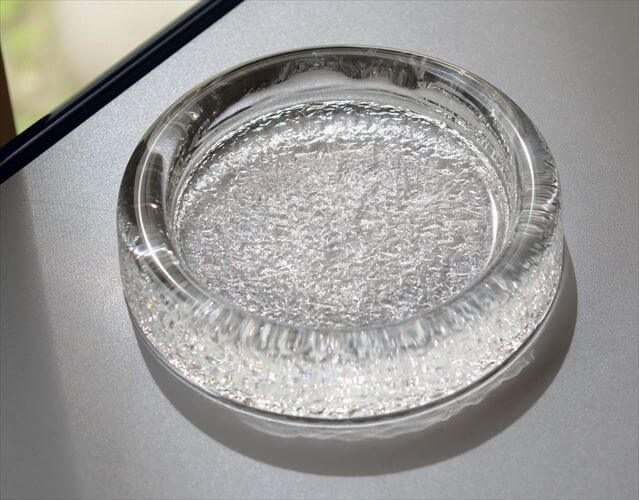 フィンランド製 Iittala Visa アッシュトレー 14cm イッタラ ヴィサ Timo Sarpaneva ガラス皿 トレイ 北欧 ヴィンテージ