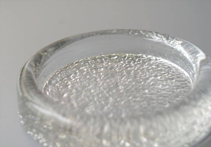 フィンランド製 Iittala Visa アッシュトレー 14cm イッタラ ヴィサ Timo Sarpaneva ガラス皿 トレイ 北欧 ヴィンテージ