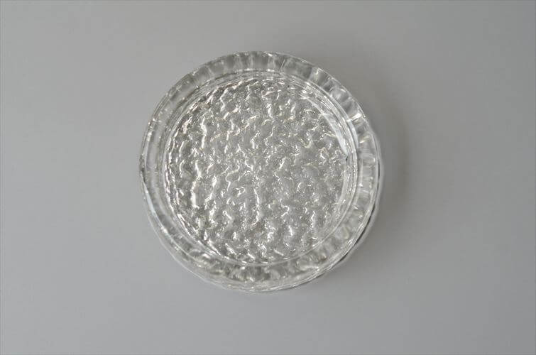 フィンランド製 Iittala Visa アッシュトレー 10cm イッタラ ヴィサ Timo Sarpaneva ガラス皿 トレイ 北欧 ヴィンテージ