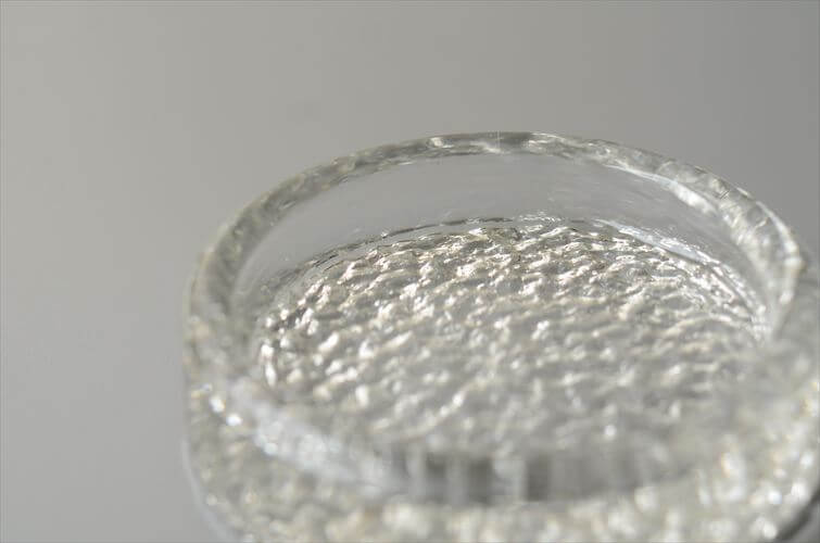 フィンランド製 Iittala Visa アッシュトレー 10cm イッタラ ヴィサ Timo Sarpaneva ガラス皿 トレイ 北欧 ヴィンテージ