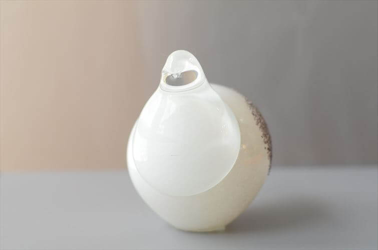 フィンランド製 ART LASI Handmade Glass Bird ハンドメイドの大きなガラスの鳥 オブジェ 北欧 ヴィンテージ