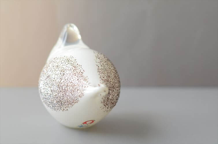 フィンランド製 ART LASI Handmade Glass Bird ハンドメイドの大きなガラスの鳥 オブジェ 北欧 ヴィンテージ