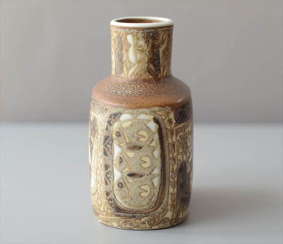 Royal Copenhagen Fajance Baca 花瓶 Nils Thorsson 魚柄 ロイヤルコペンハーゲン ロイコペ 北欧 ヴィンテージ 花器_260715