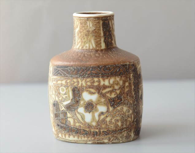 Royal Copenhagen Fajance Baca 花瓶 Nils Thorsson 魚柄 ロイヤルコペンハーゲン ロイコペ 北欧 ヴィンテージ 花器_260715