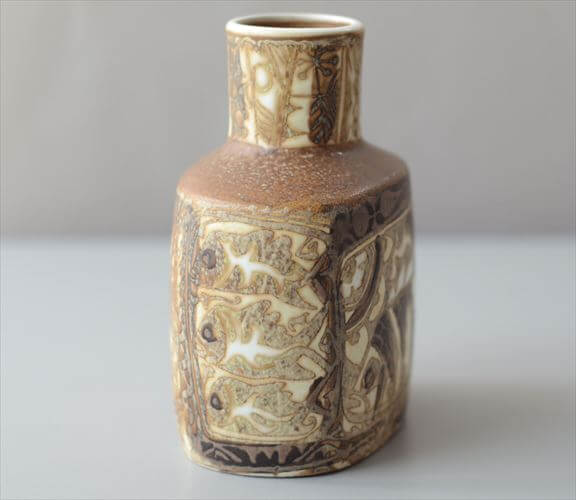 Royal Copenhagen Fajance Baca 花瓶 Nils Thorsson 魚柄 ロイヤルコペンハーゲン ロイコペ 北欧 ヴィンテージ 花器_260715