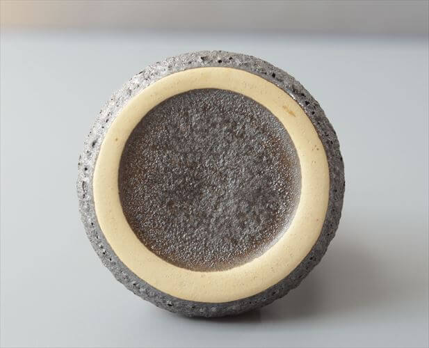ドイツ製 ヴィンテージ 陶器の花瓶 Fat lava Art pottery 花器 一輪挿し ミッドセンチュリー期 フラワーベース アンティーク_260715
